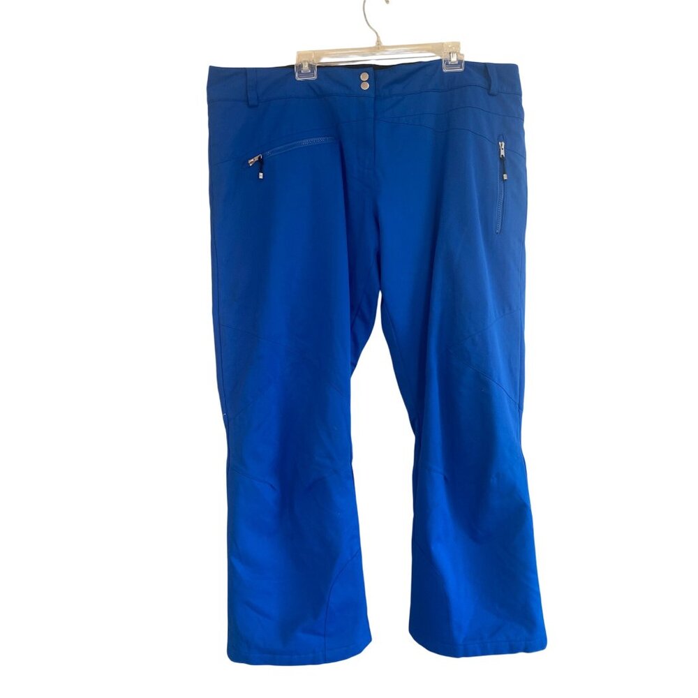 Obermeyer Malta 2XL Insulated ski/snowboard Pants Women's Size 20 Cobalt Blue - Picture 4 of 16